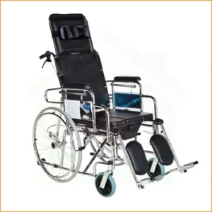 Deluxe Commode Wheelchair