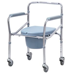 Steel Commode Wheelchair