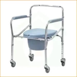 Steel Commode Wheelchair