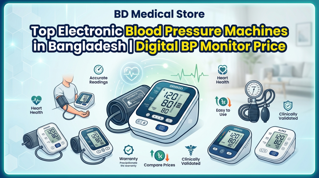 Top Electronic Blood Pressure Machine & Prices in Bangladesh
